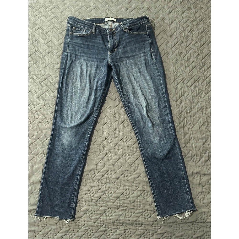 Abercrombie & Fitch Distressed Womens Stretch Jeans Size 10R / 30x31 Cutoffs‎